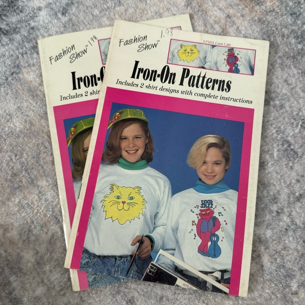 NIP Fashion Show Iron On Clothing Designs - COOL CATS